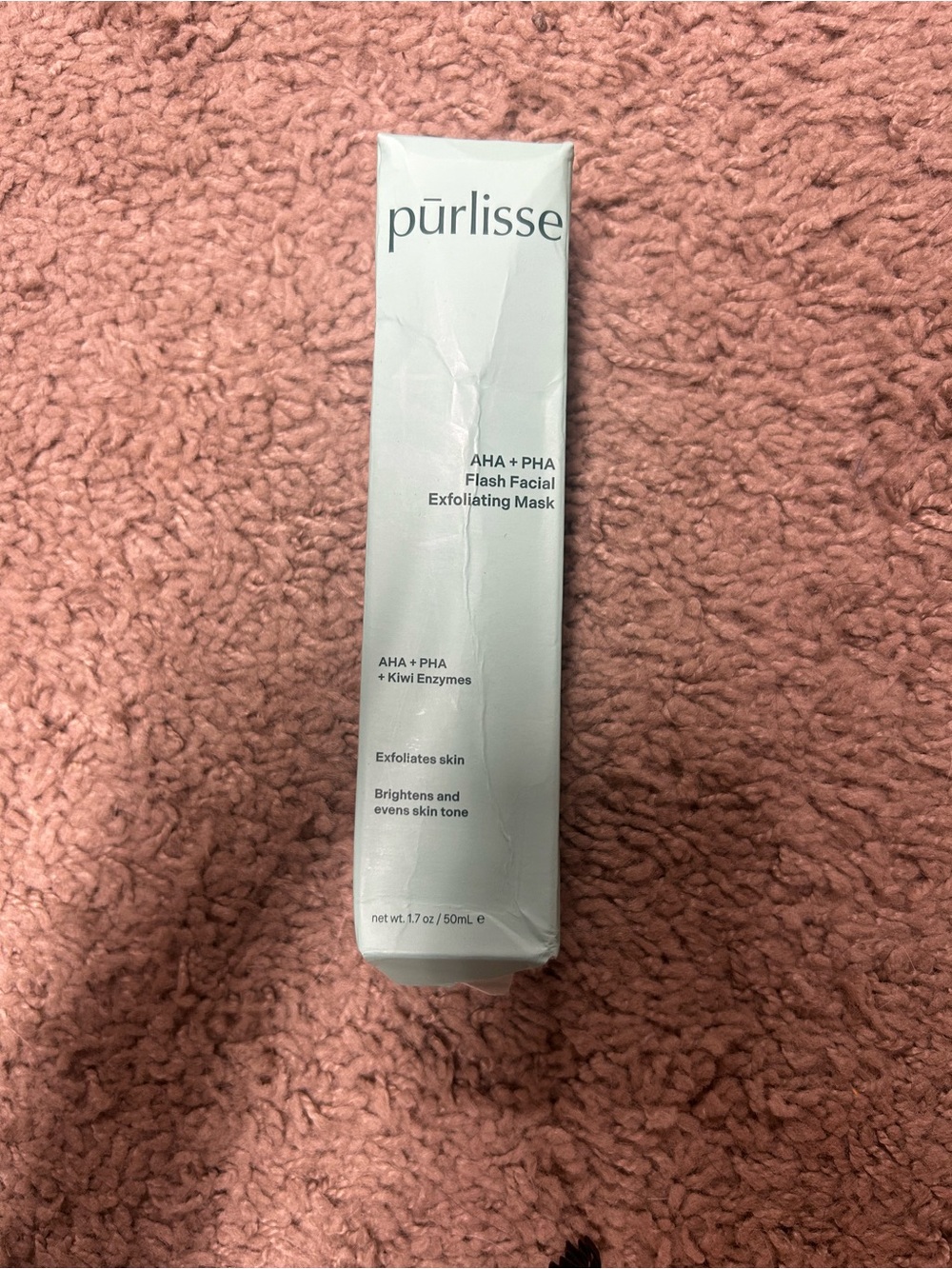 purlisse Flash Facial Exfoliating Mask - Pink